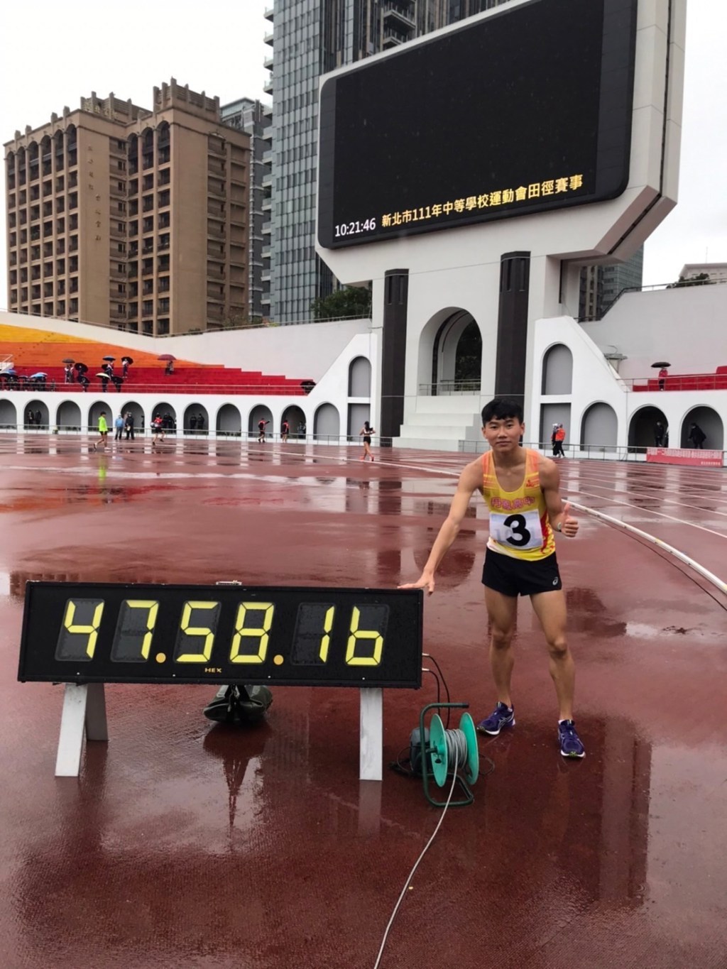 丹鳳高中林家宏 獲市中運競走冠軍