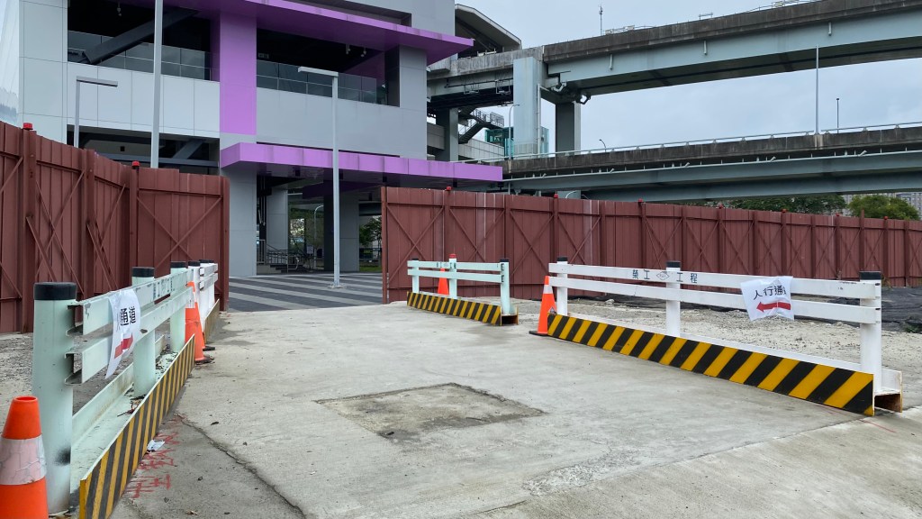 機捷A5泰山站出口便道劃分