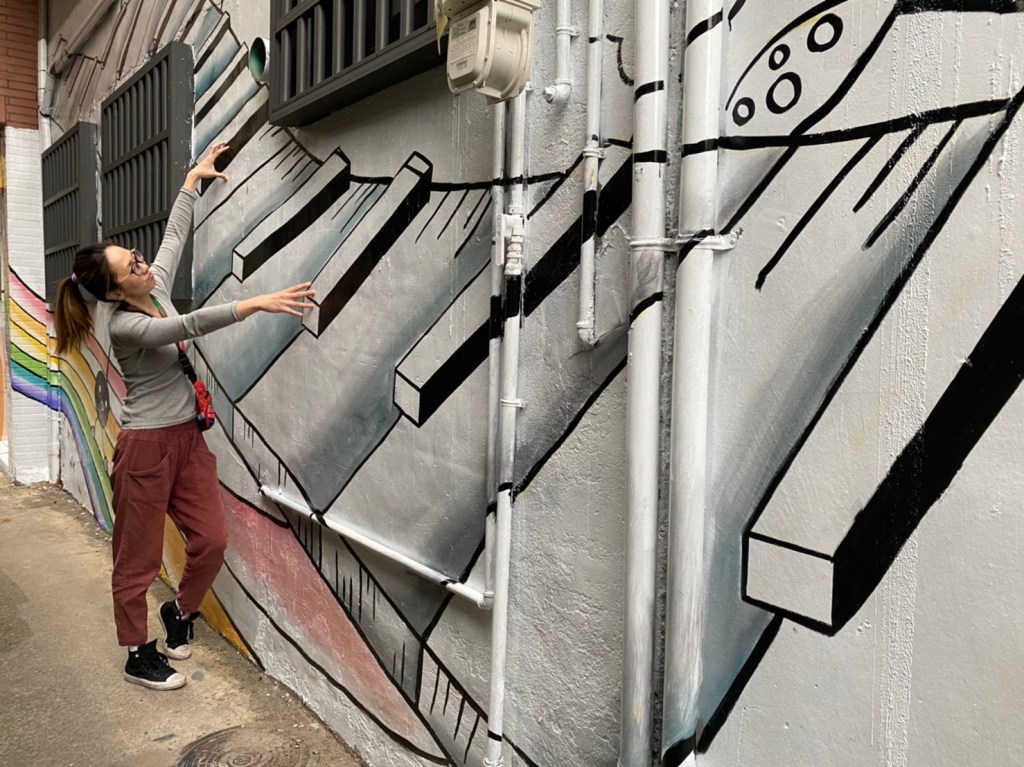 藝術彩繪牆 新莊後巷大改造