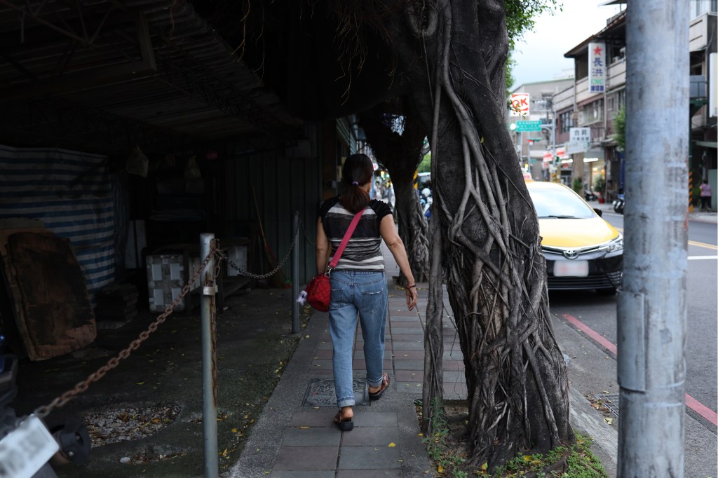 民安東路樹木擋道 民眾難行走