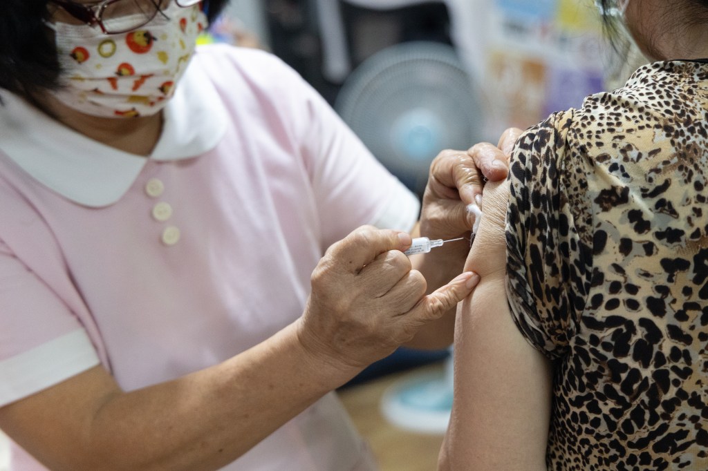 萬安里疫苗施打 致力里民健康