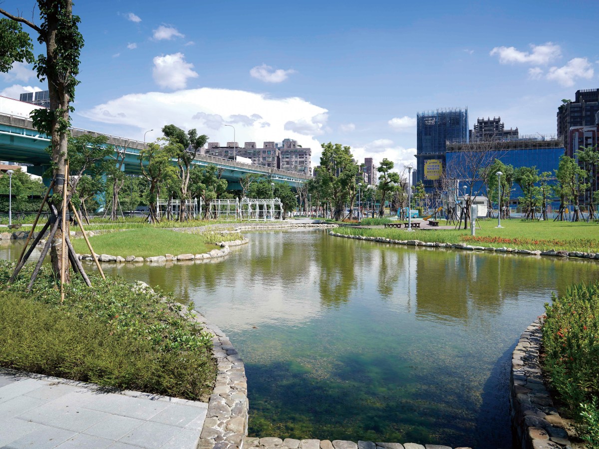 低窪地改造 中環公園防洪成效